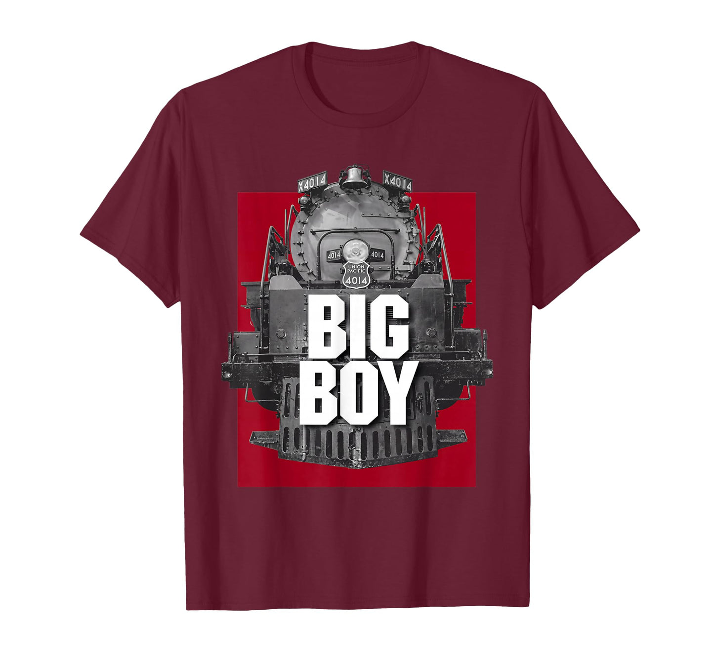 Big Boy 4014 Classic Steam Engine Retro Locomotive Railroad T-Shirt