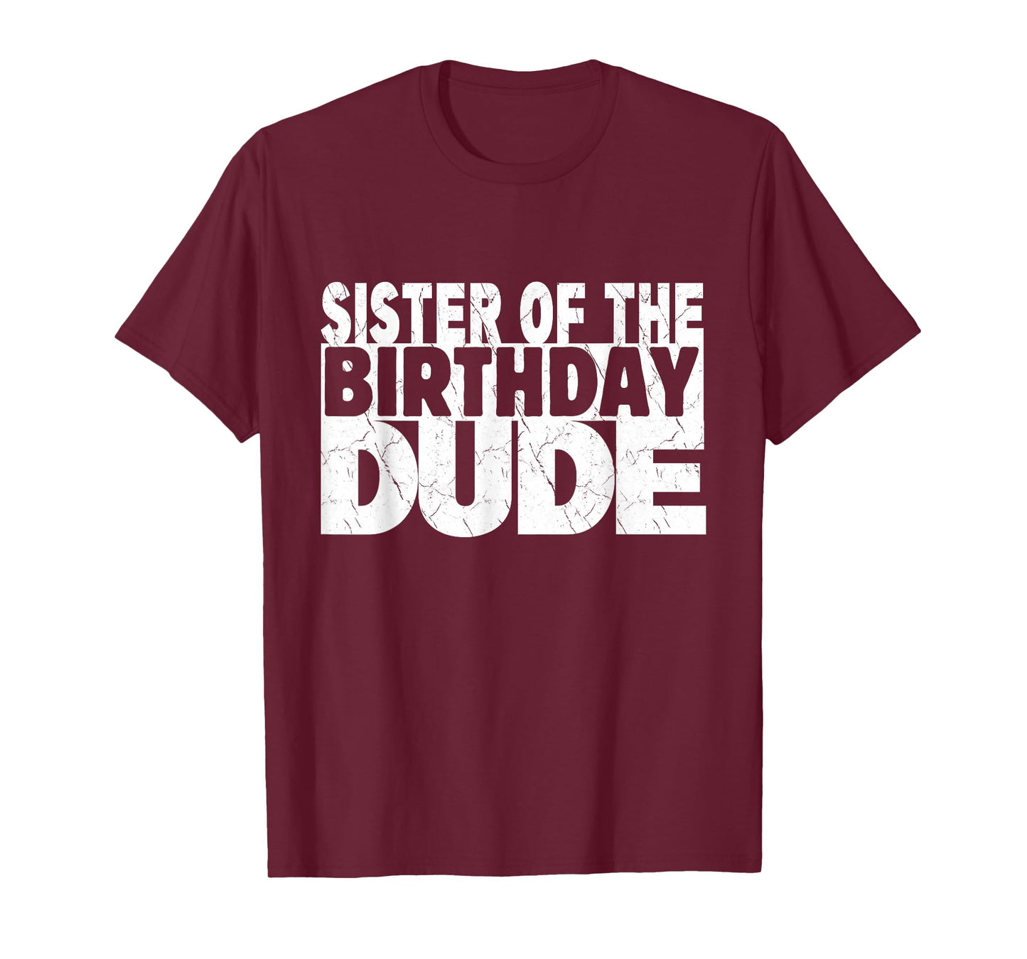 Sister of The Birthday Dude Sister of The Birthday Boy T-Shirt