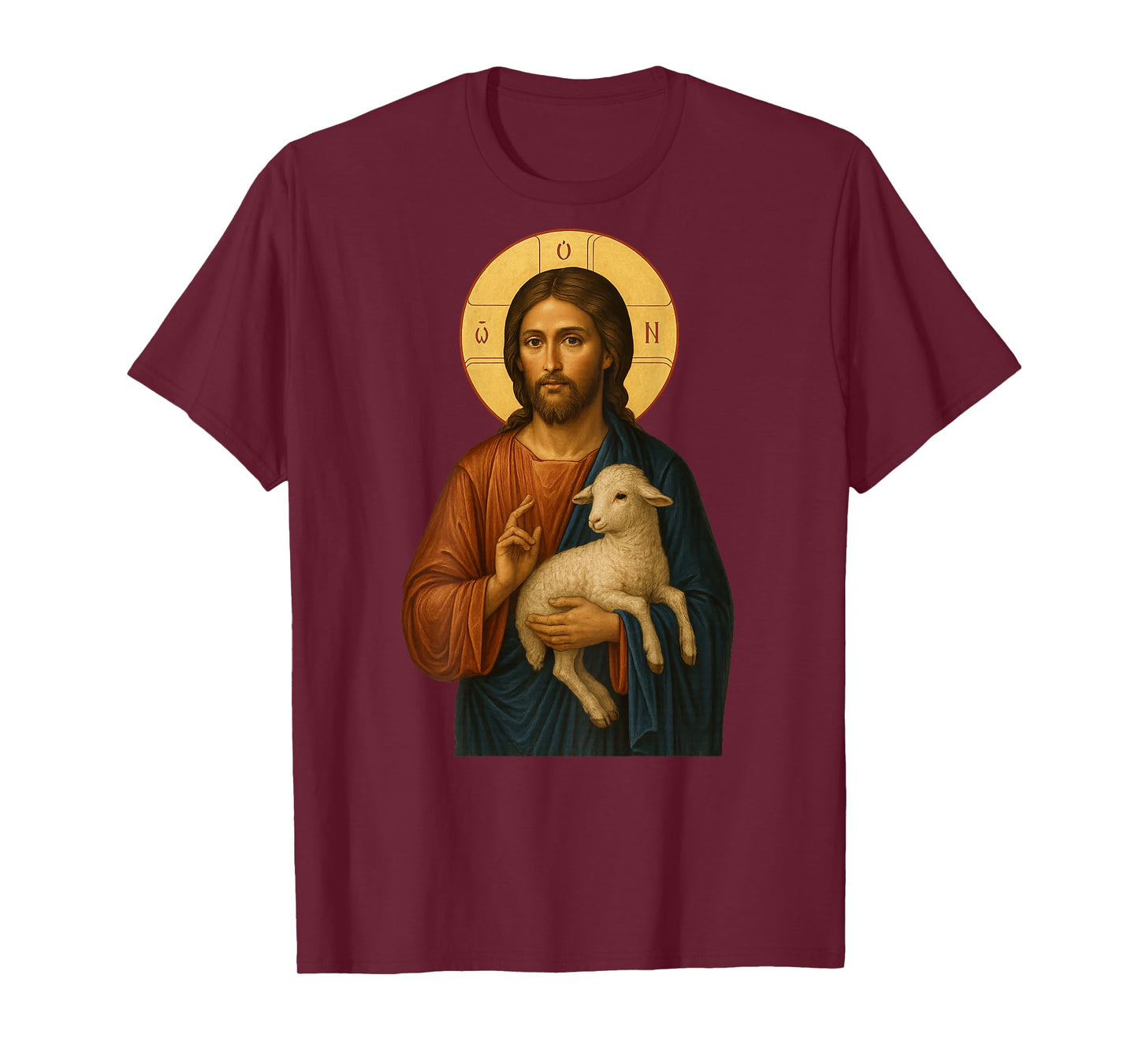 Orthodox Icon of Jesus Christ The Good Shepherd T-Shirt