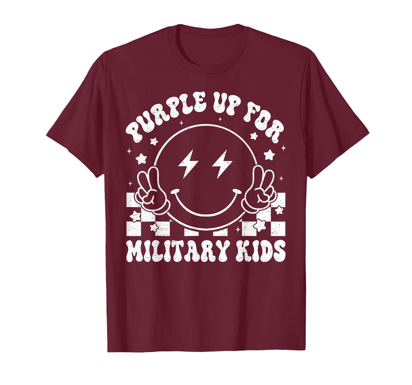 Purple Up for Military Kids Proud Military Child Month Boys T-Shirt
