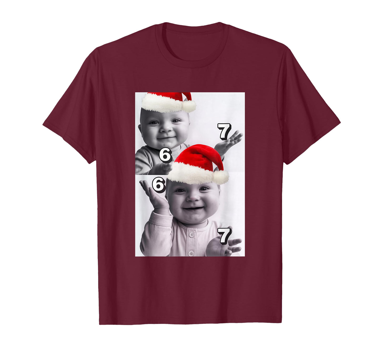 Niche Baby gen z Meme ai Viral Giggling Laughing 67 Meme T-Shirt