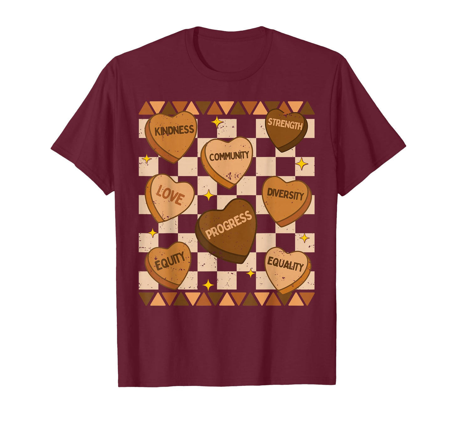 Black History Month Positive African American Men Women Kids T-Shirt