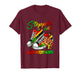Stepping Into Black History Month Black Afro Woman Girls T-Shirt