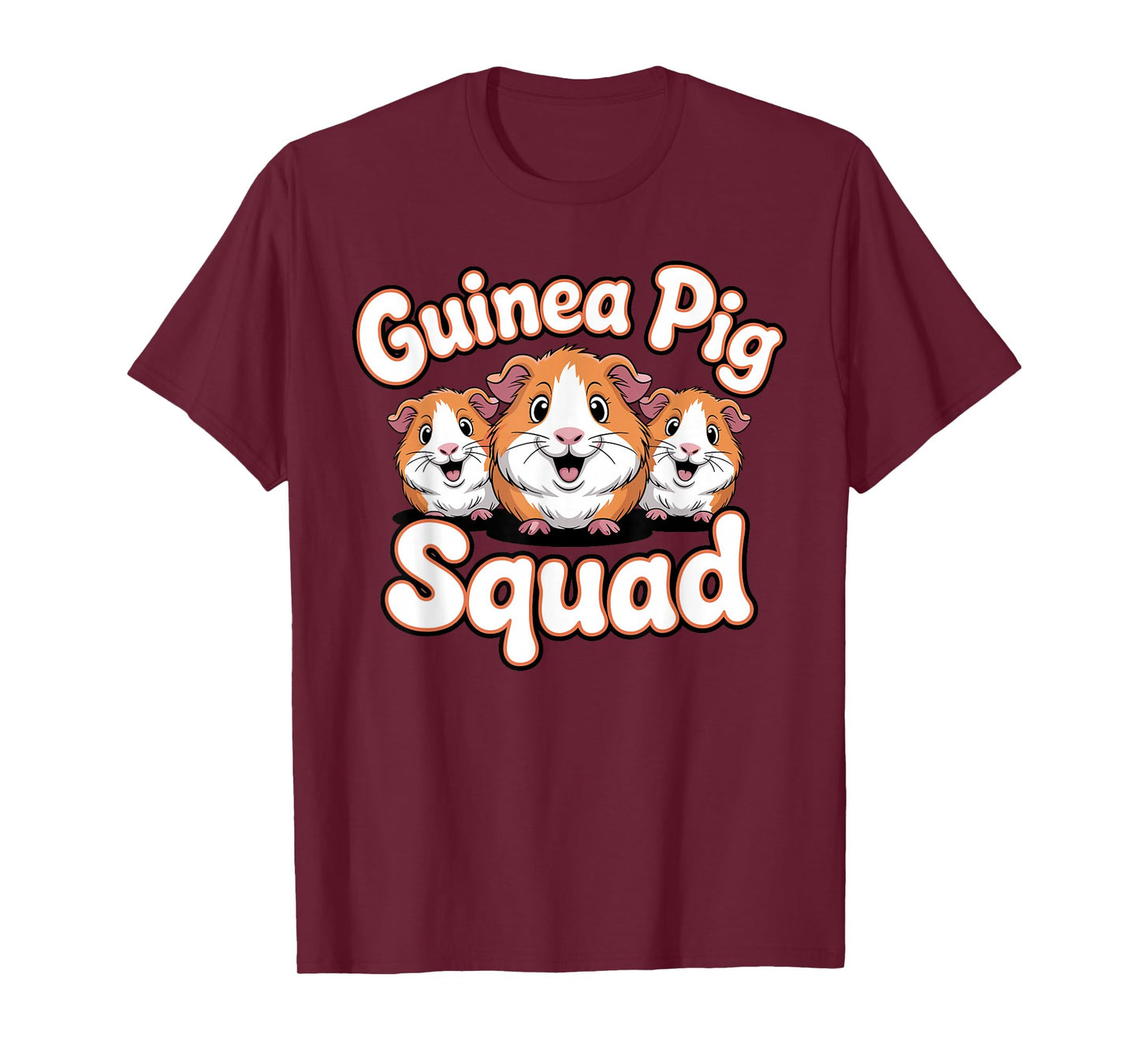 Funny Guinea Pig Art for Men Women Kids Guinea Pig Lovers T-Shirt