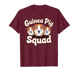 Funny Guinea Pig Art for Men Women Kids Guinea Pig Lovers T-Shirt