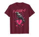 Funny Black Bird F-Caw-F Anti Valentines Day Single Humor T-Shirt