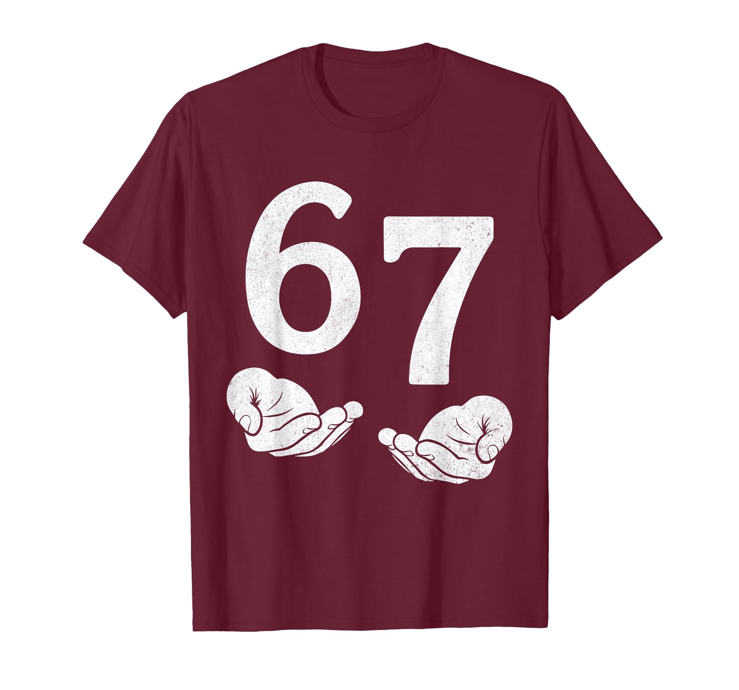 Fun Six Seven 6 7 Funny 67 Gen Alpha Slang 6-7 Meme School T-Shirt