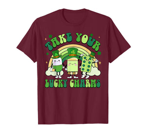 Take Your Lucky Charms Pharmacy Technician St Patrick's Day T-Shirt