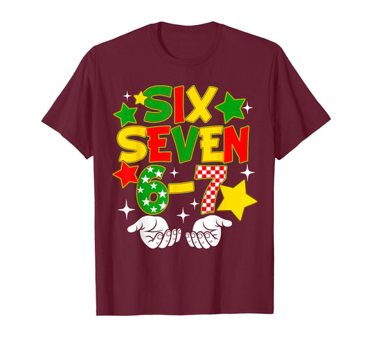 Funny 67 Six Seven Meme Black History African American Boys T-Shirt