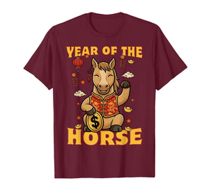 Zodiac Chinese New Year of The Horse 2026 Men Women Kids T-Shirt