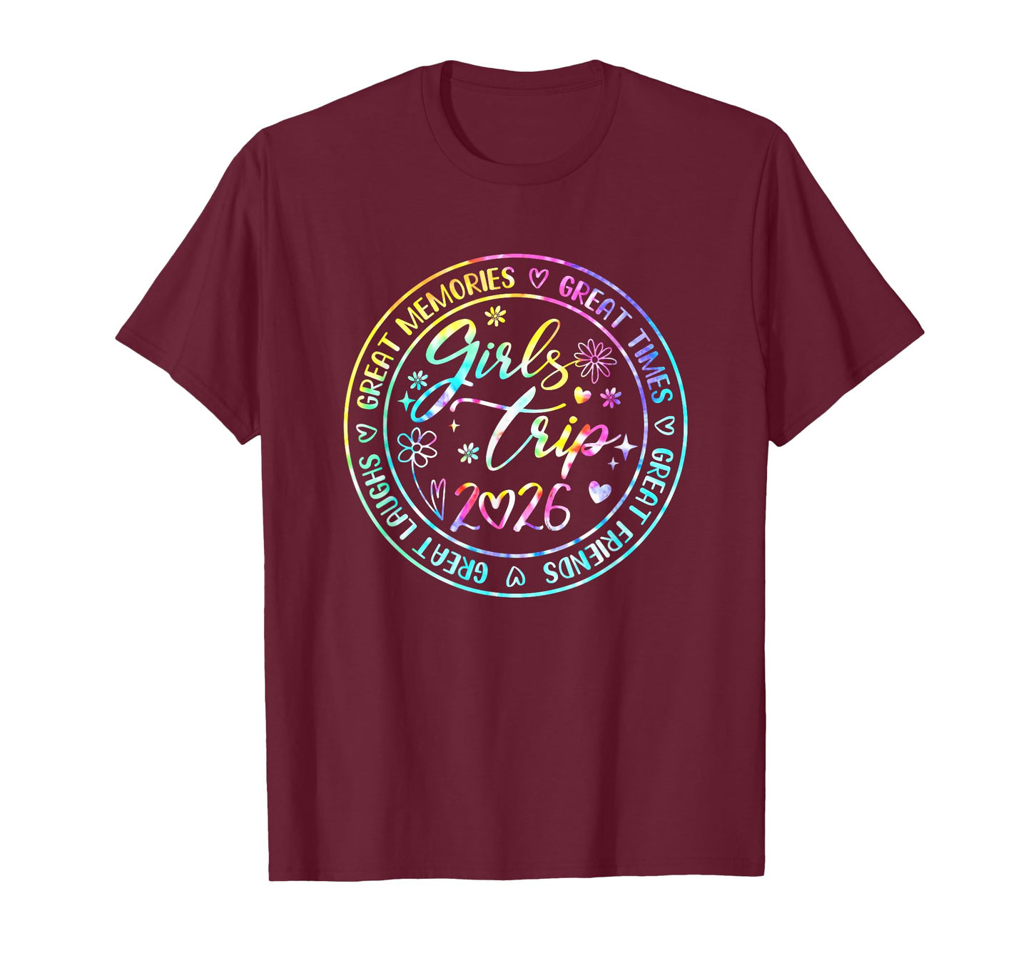 Girls Trip 2026 Womens Weekend Vacation Matching Besties T-Shirt