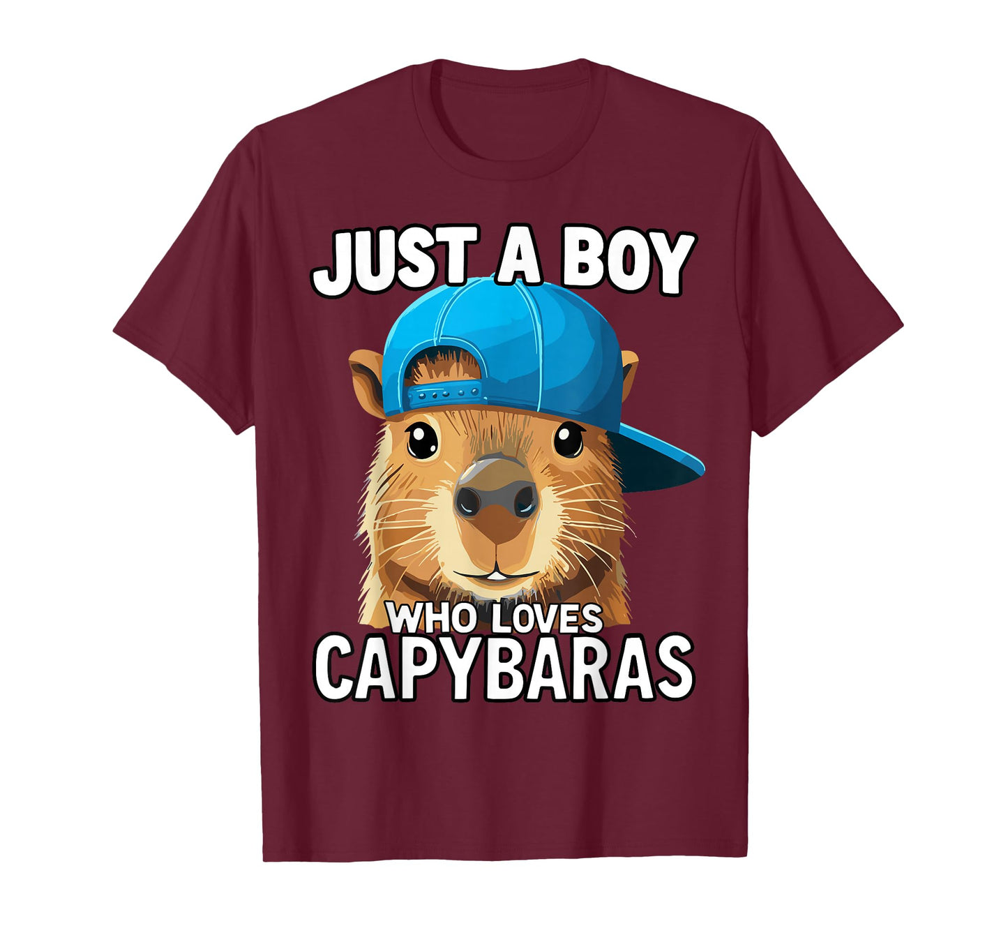 Just A Boy Who Loves Capybaras T-Shirt