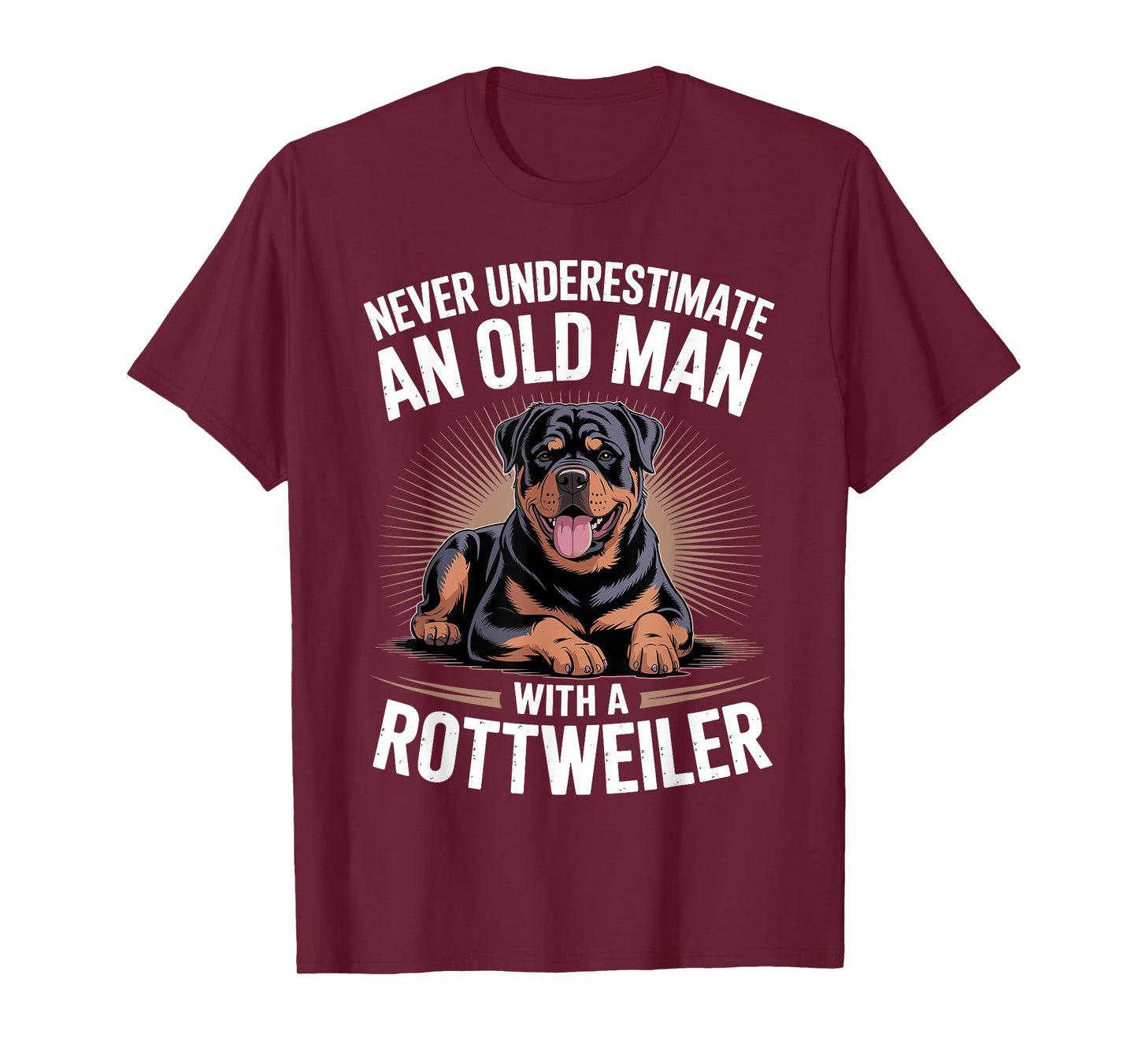 Cool Rottweiler Costume for Grandpa Men Rottweiler Lover T-Shirt