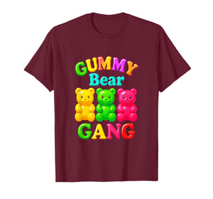 Gummy Bear Gang Funny Candy Lovers Girls Kid Squad Team T-Shirt