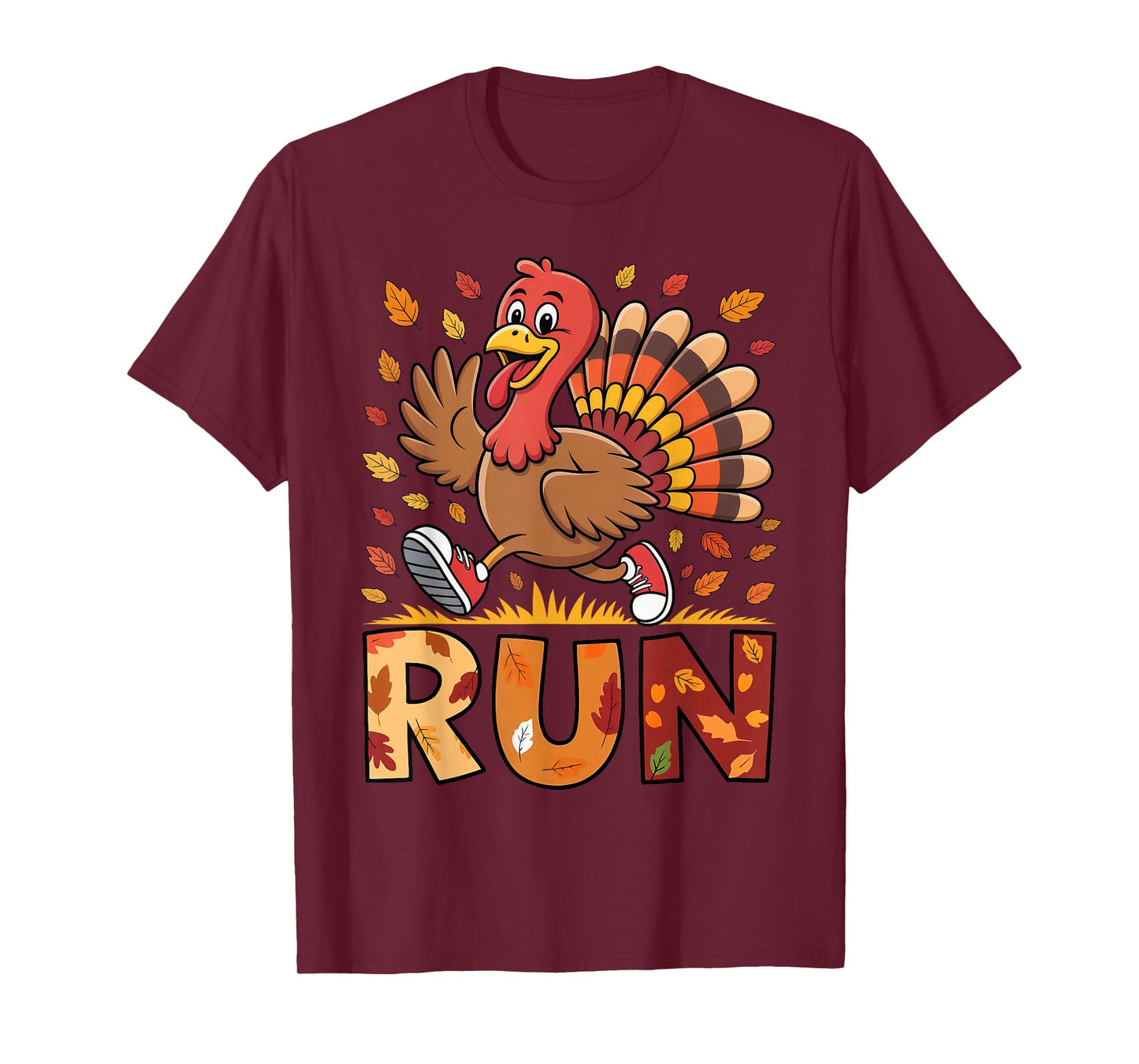 Turkey Run Costume Thanksgiving Running Turkey Trot T-Shirt