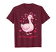 Gamma Goose Coquette Bow Pink Heart Valentines Mother's Day T-Shirt