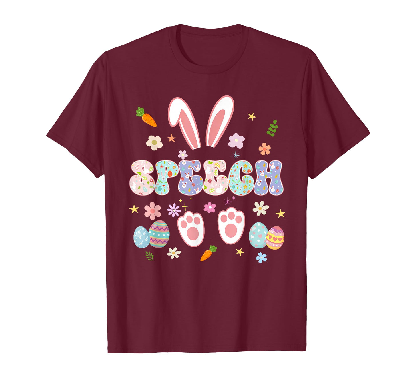 Speech Language Pathologist Bunny Easter SLP Speech Therapy T-Shirt
