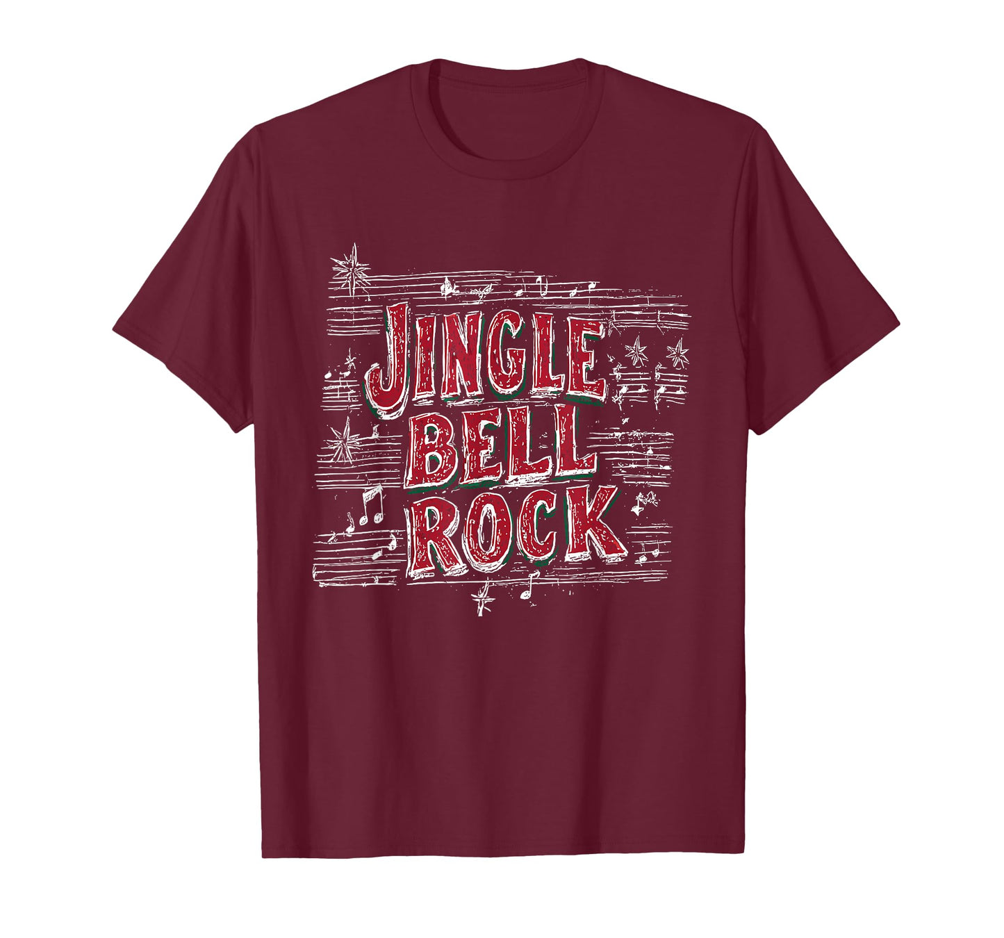 Jingle Bell Rock Christmas Music Band Xmas Party Pajama T-Shirt