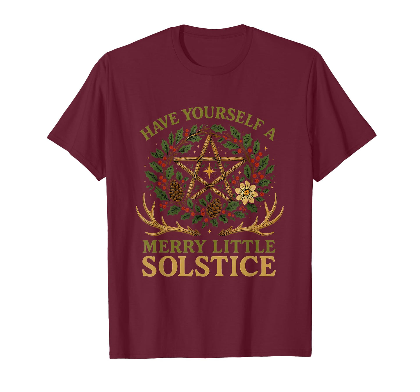 Have Yourself a Merry Little Solstice Witchcore T-Shirt