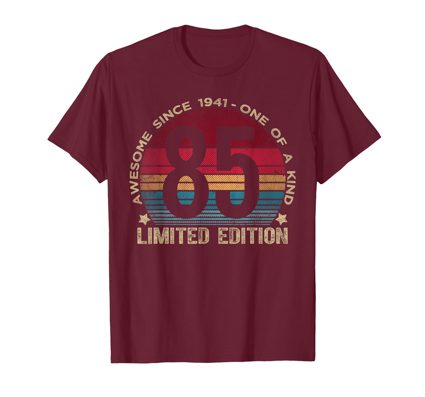 85 Year Old Gifts Vintage 1941 Limited Edition 85th Birthday T-Shirt