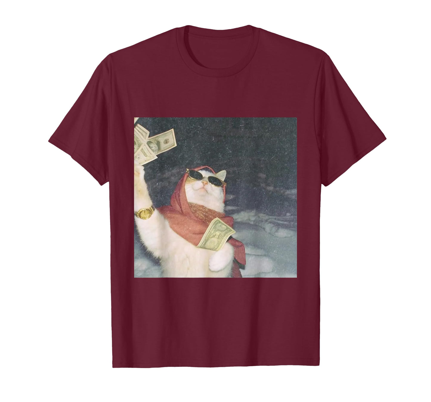 Cat Wearing Sunglasses Meme T-Shirt