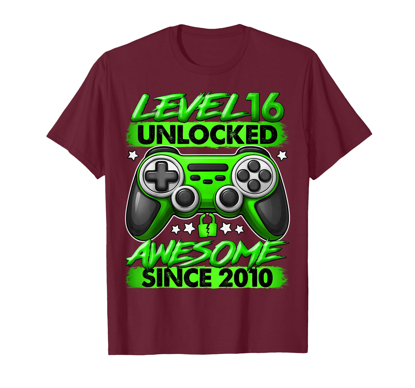 Level 16 Unlocked 16 Year Old Gifts Boys 16th Birthday Boy T-Shirt
