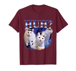 Huh Funny Dank Cat Stupid Oddly Specific Cat Meme Bootleg T-Shirt