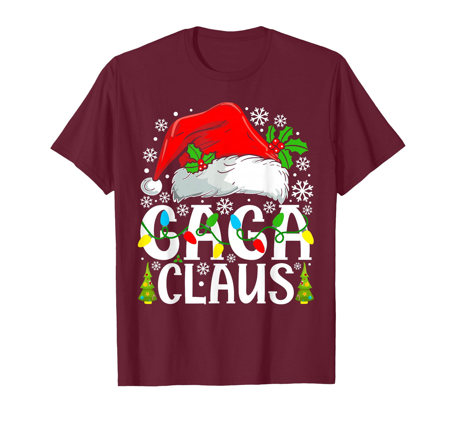 Gaga Claus Funny Christmas Family Matching T-Shirt
