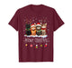 Meowy Catmas Cat Christmas Cute Kitten Cats Santa Hat Xmas T-Shirt