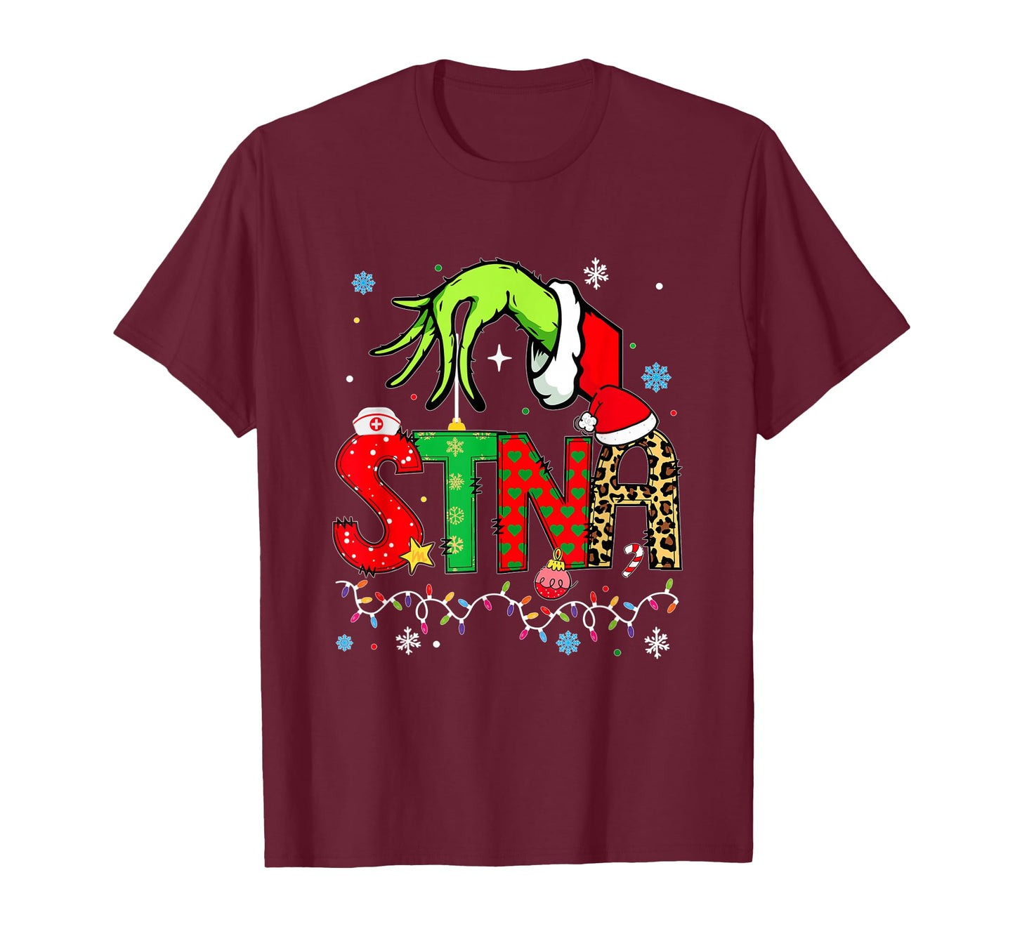 Funny STNA Christmas Shirt STNA Xmas for Women T-Shirt