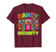 Candy Security Candy Costume Funny Candy Squad Women Girls T-Shirt