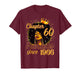 Chapter 60 Afro Queen Girl Fabulous Since 1966 Birthday T-Shirt