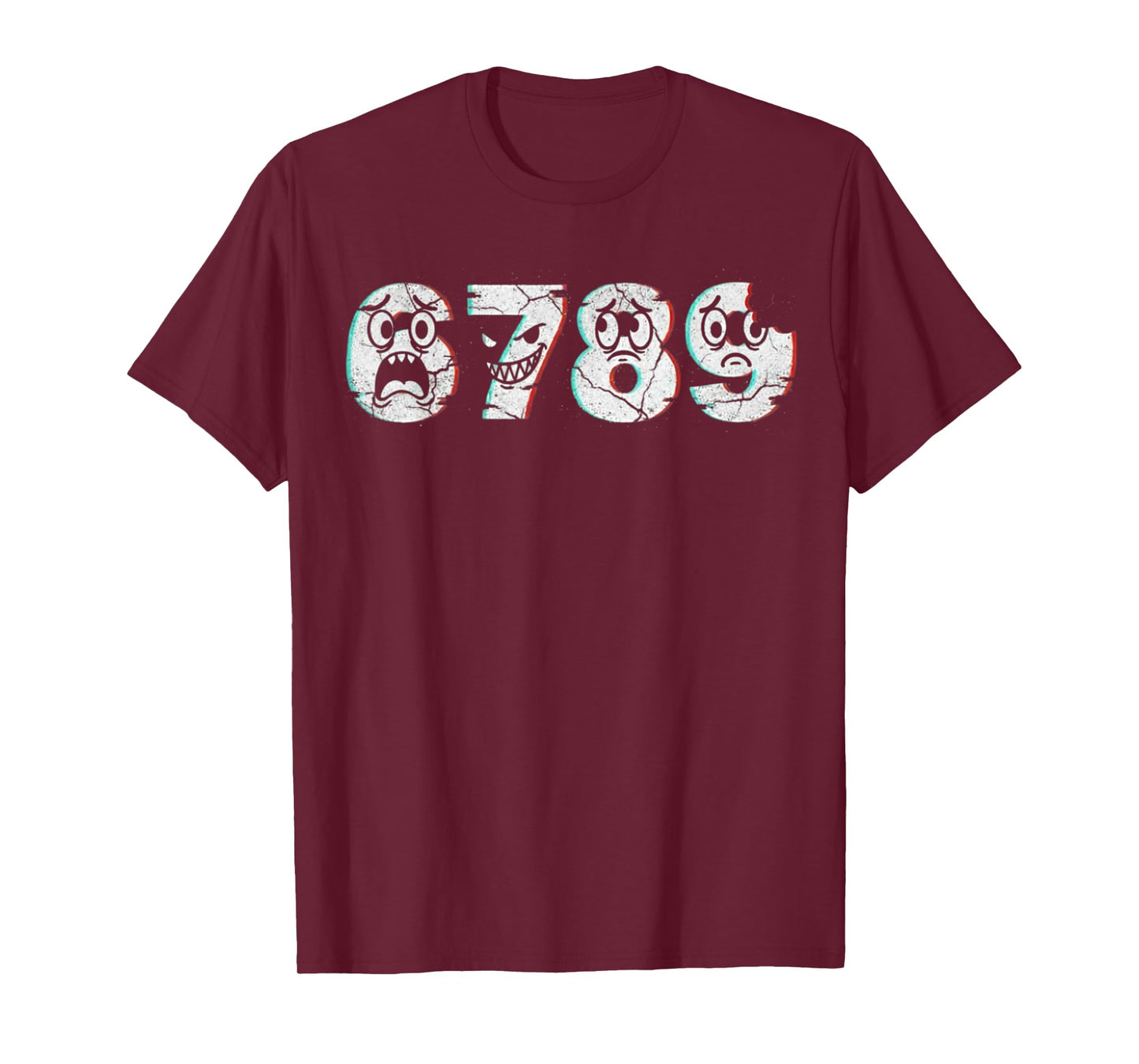 Classic Math Joke True Story 6 7 8 9 | Funny Retro 67 Meme T-Shirt