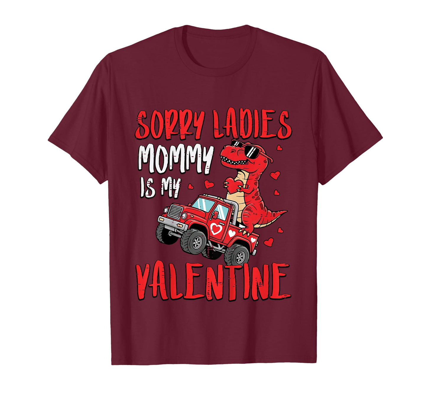 Kids Sorry Ladies Mommy is My Valentine Valentines Day Boys Kids T-Shirt