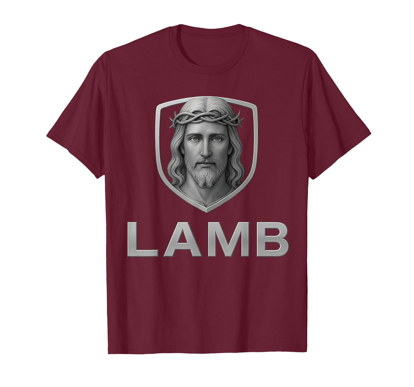 Jesus as The Lamb Iconic Christian Image T-Shirt