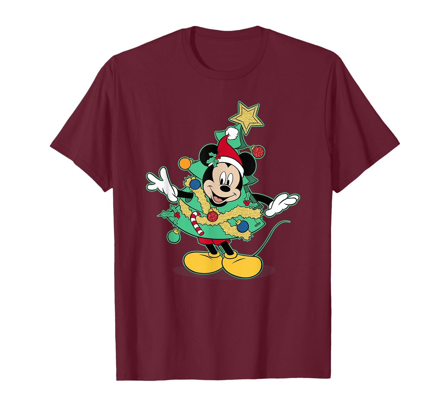 Disney Mickey and Friends Christmas Happy Tree Costume T-Shirt