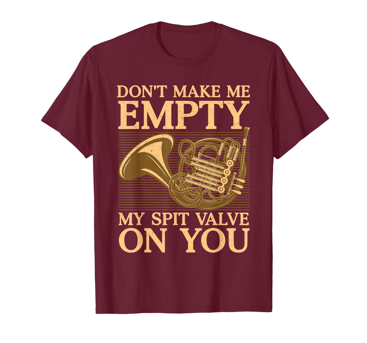 French Horn Novelty for Men Women Marching Band French Horn T-Shirt
