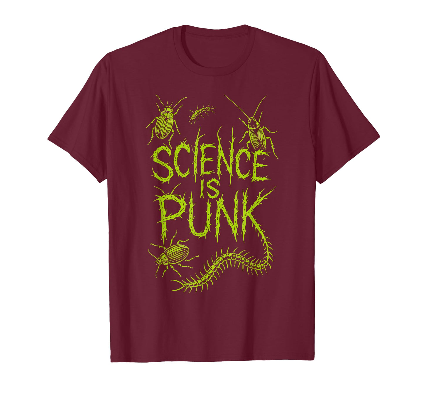Science is Punk Entomology Nerds Biology Science Teachers T-Shirt