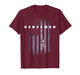 Redeemed Faith God Cross American Flag Gift Christian Men T-Shirt