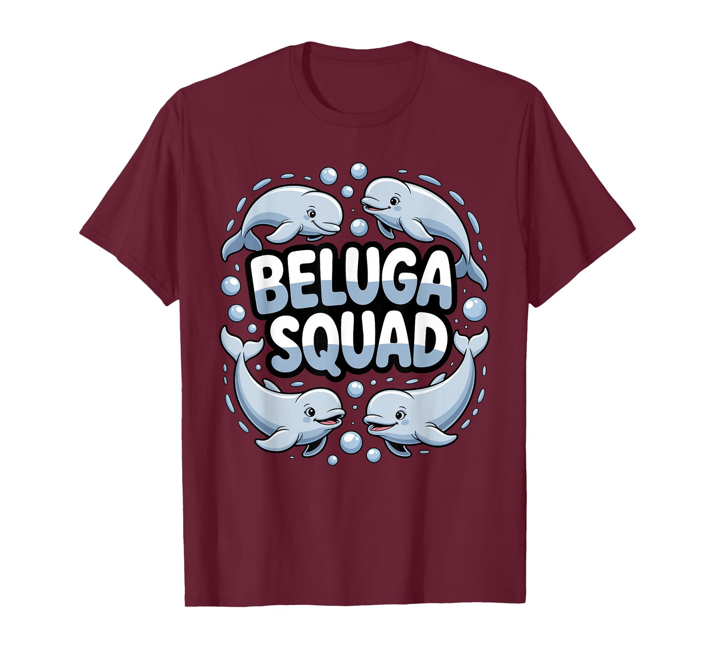 Best Beluga Whale Art for Men Women Kids Beluga Whale Lover T-Shirt