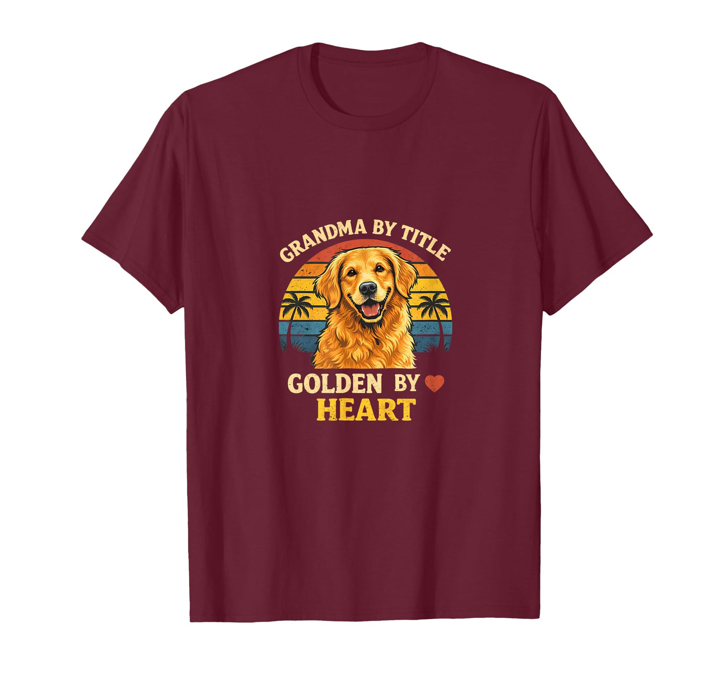 Dog Lover Golden Retriever Grandma T-Shirt