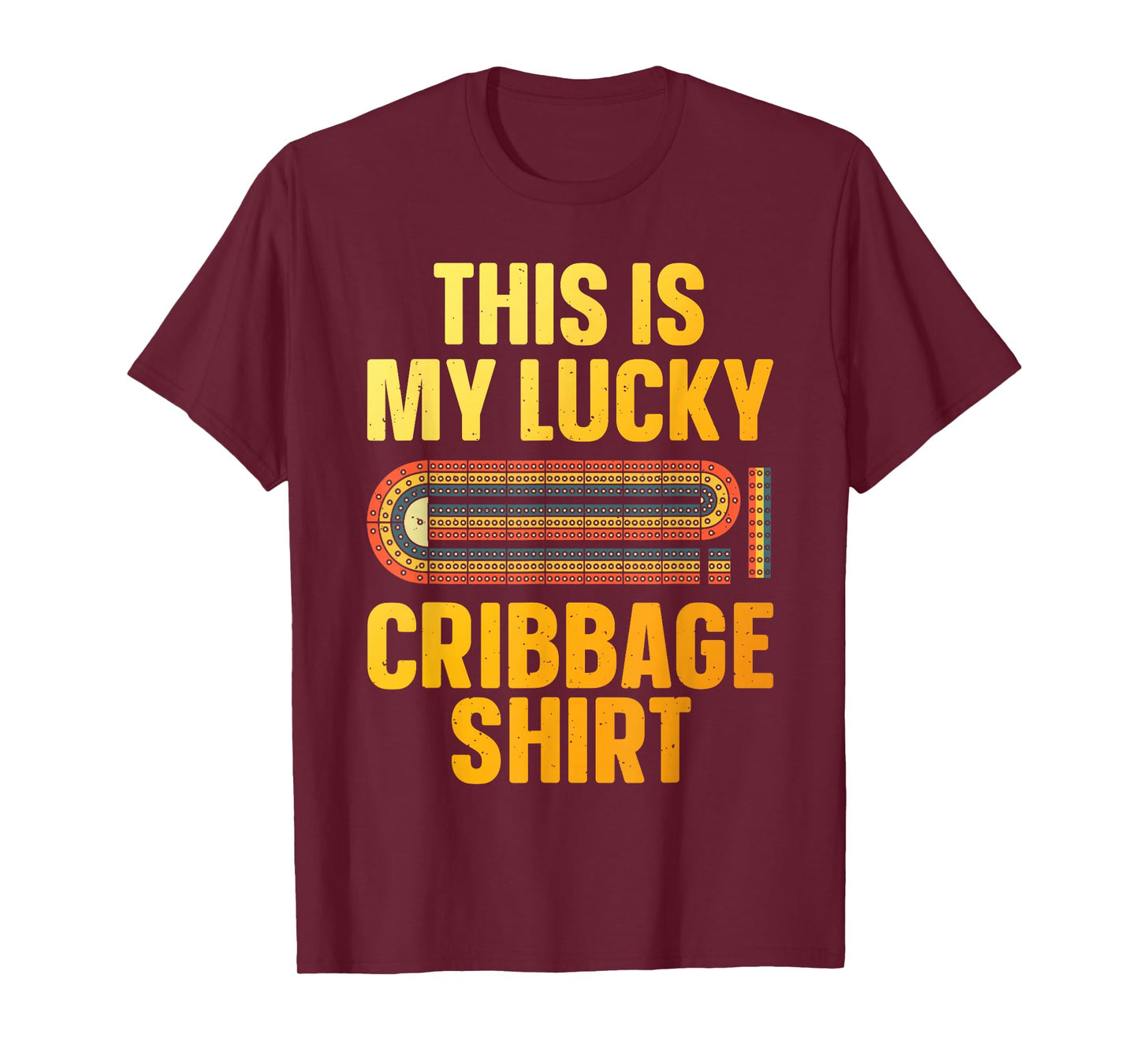 Cribbage Art for Men Women Cribbage Board Cribbage Players T-Shirt