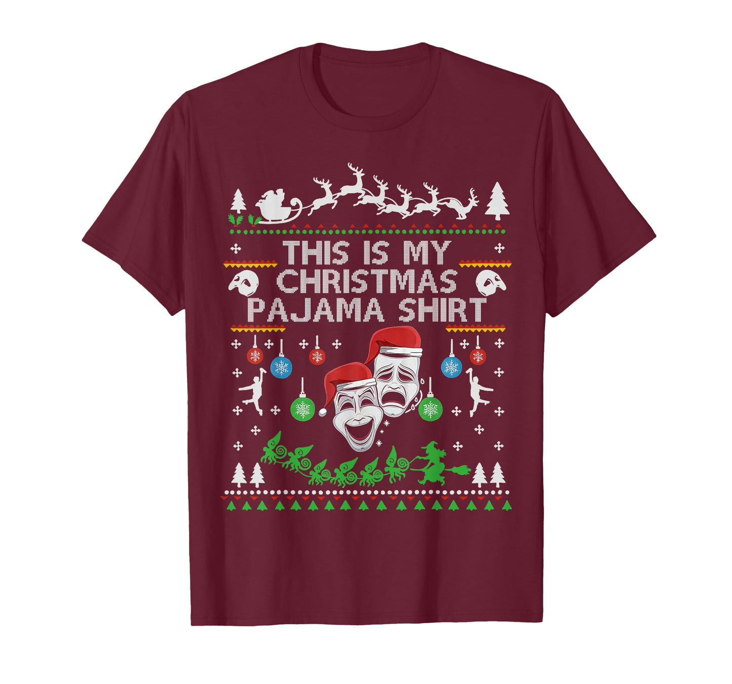 This is My Christmas Pajama Broadway Theater Musical T-Shirt