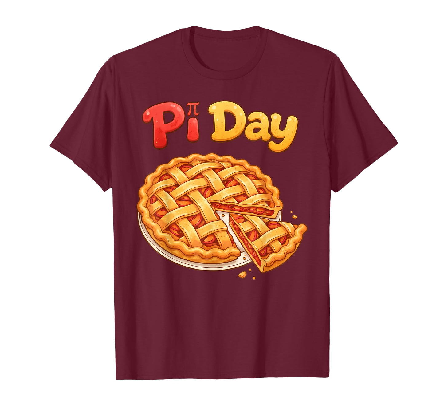 Life is a Piece of Pi Funny Pi Day 3.14 Teacher Kids Pie Day T-Shirt