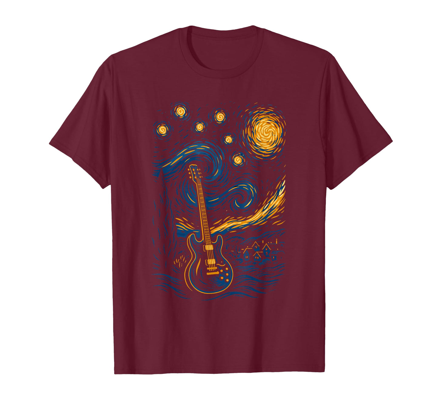 Cool Guitar Festival Concert Men Women Kids Funny Guitarist T-Shirt
