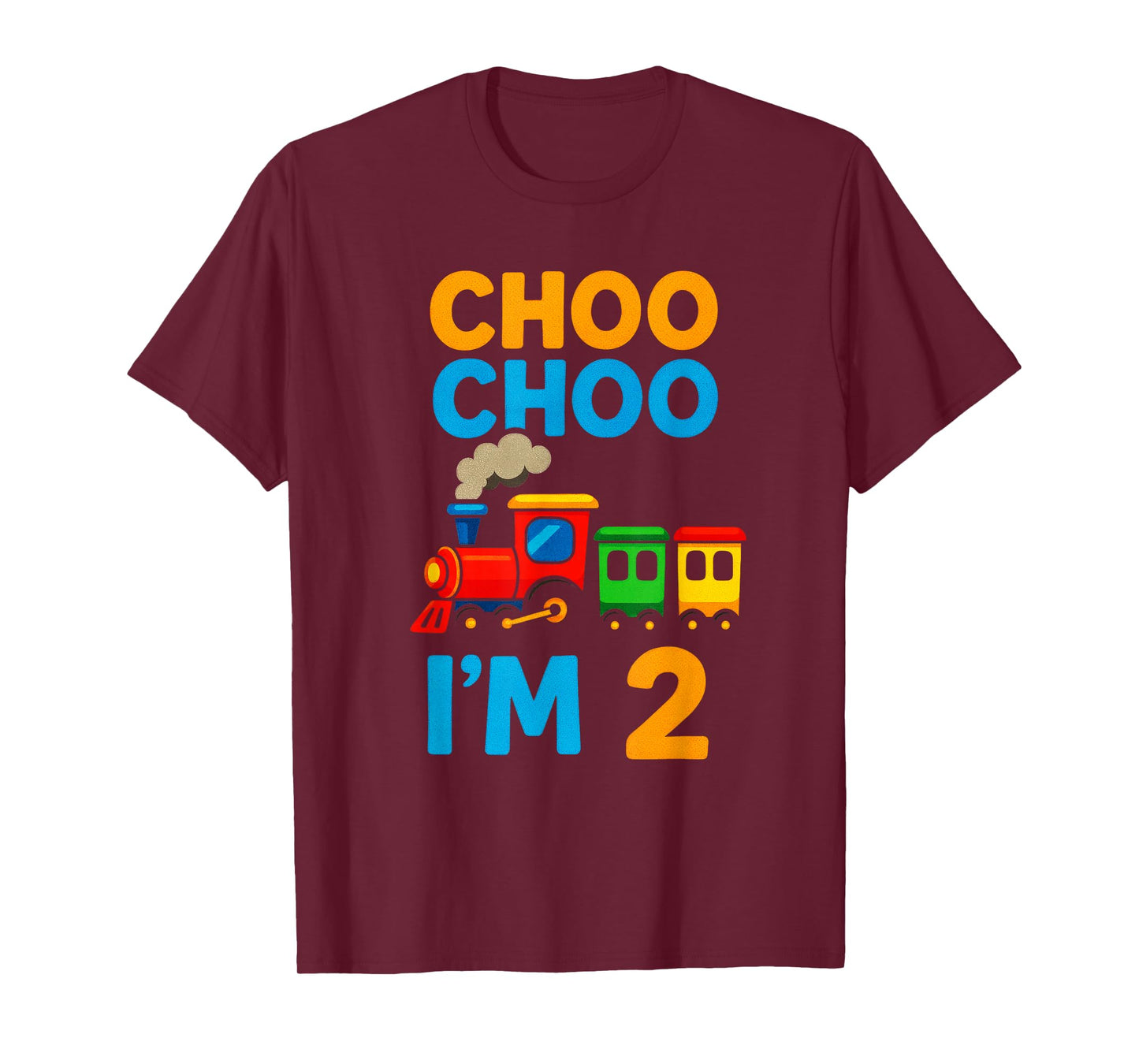 Choo Choo I'm 2 - Train Birthday T-Shirt