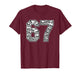 67 Meme Skull Pattern Graphic Halloween Number Art Gen Alpha T-Shirt