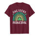 One Lucky Principal St Patricks Day Women Funny Rainbow T-Shirt