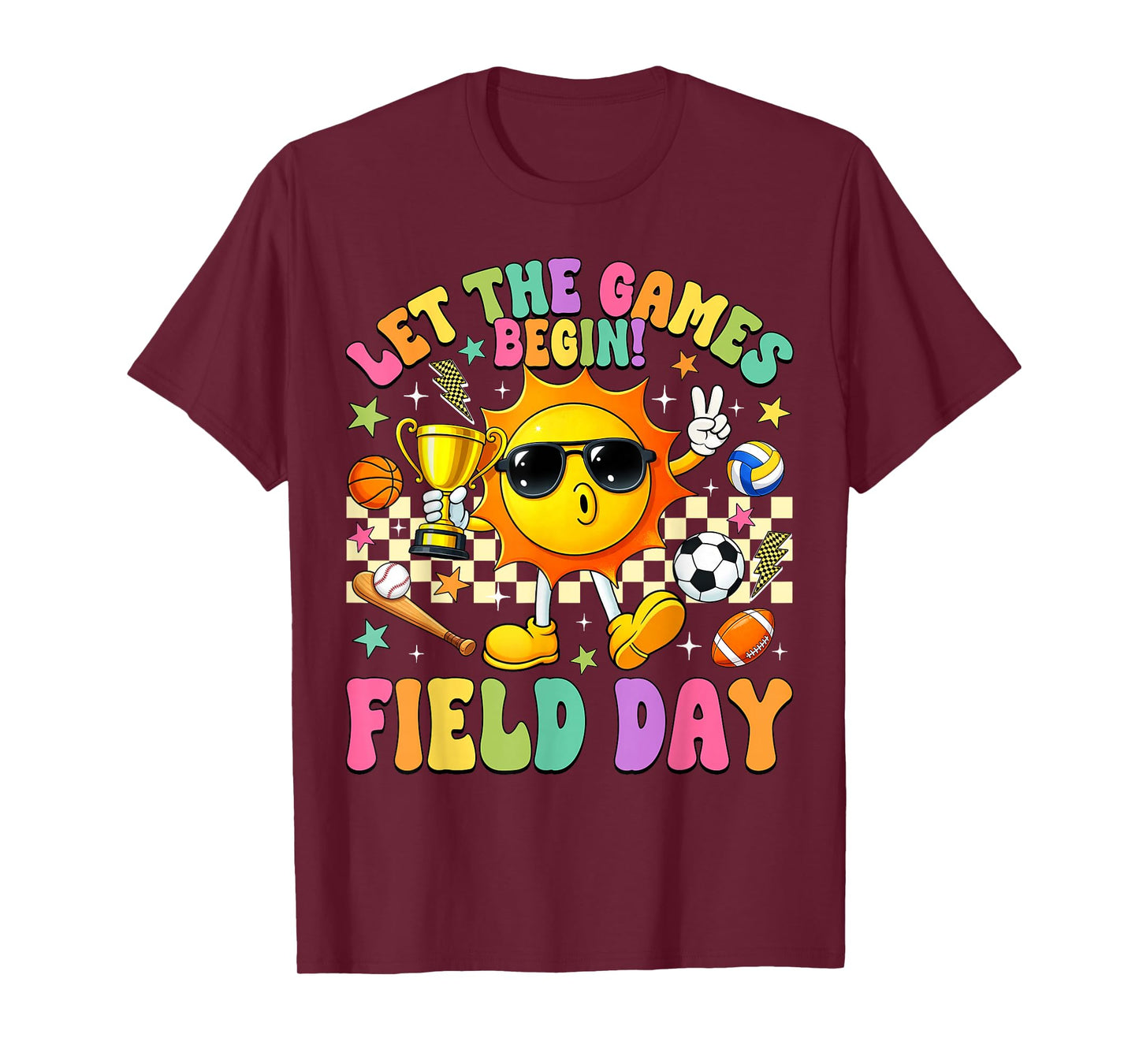 Field Day Let The Games Begin Teachers Kids Field Day 2026 T-Shirt