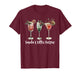 Retro Funny Santa's Little Helper Martini Merry Christmas T-Shirt